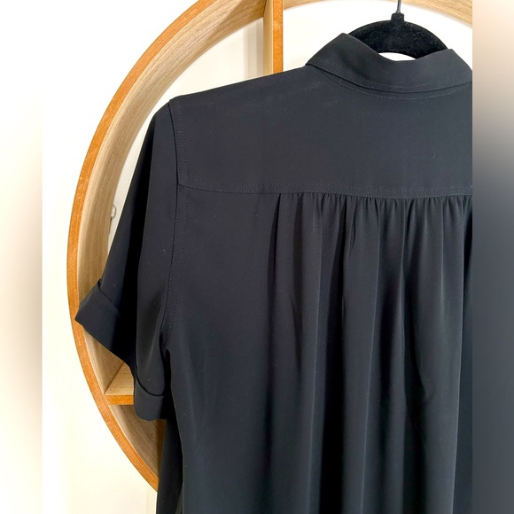 LOFT Black Button-up - Picture 4 of 4